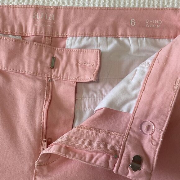 NWOT Chino Crop High Waist Straight Legs Pants - Picture 5 of 5